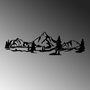 Wallity Landscape 4 Accesorio de Pared Decorativo de Metal Negro